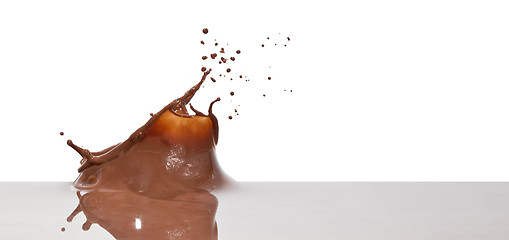 Image showing chocolate splash