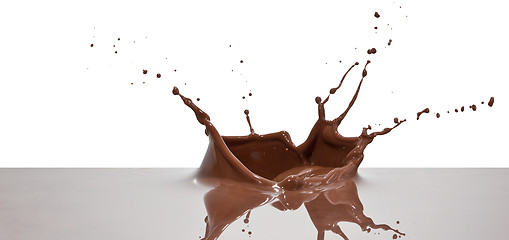 Image showing chocolate splash