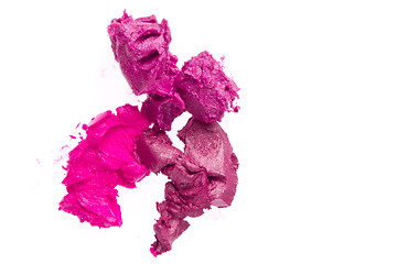 Image showing scraps of lipstick