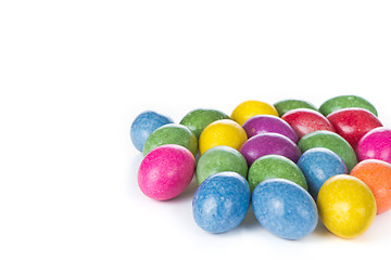 Image showing easter eggs isolated