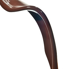 Image showing pouring chocolate