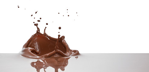 Image showing chocolate splash