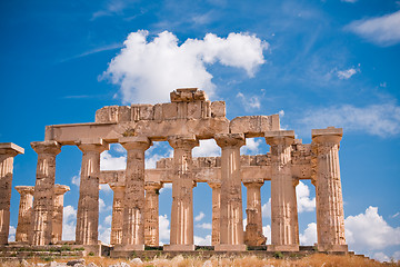 Image showing Greek temple in Selinunte