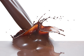 Image showing pouring chocolate