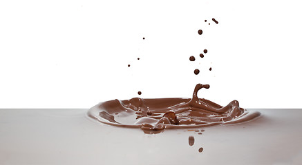 Image showing chocolate splash