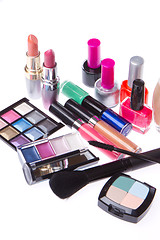 Image showing set of cosmetic products