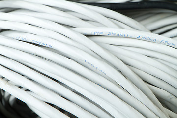 Image showing network cables concept