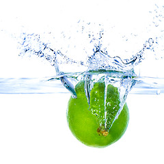 Image showing lime splashing