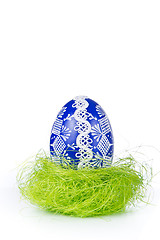 Image showing easter egg in grass