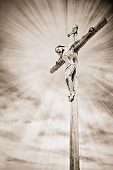 Image showing the crucifixion