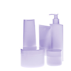 Image showing cosmetic bottles