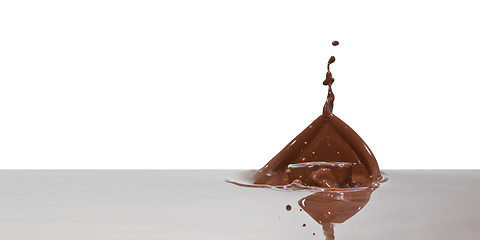 Image showing chocolate splash