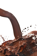 Image showing pouring chocolate