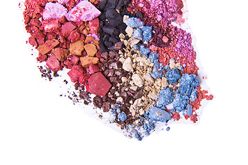 Image showing crushed eyeshadow