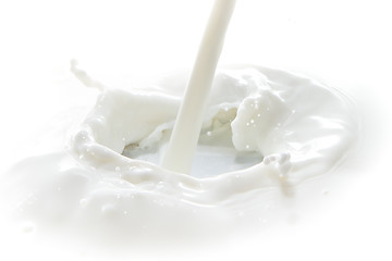 Image showing milk splash