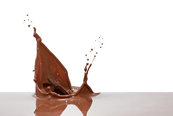 Image showing chocolate splash