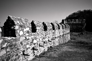 Image showing castle ruins of Cornstejn