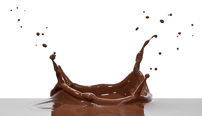 Image showing chocolate splash