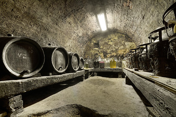 Image showing wine cellar