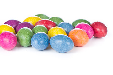 Image showing easter eggs isolated