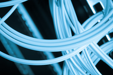 Image showing network cables concept