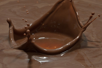 Image showing chocolate splash