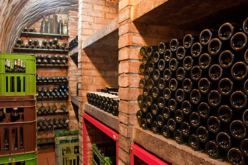 Image showing wine bottles