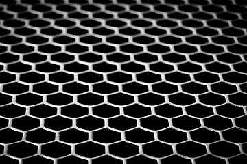 Image showing abstract metallic grid