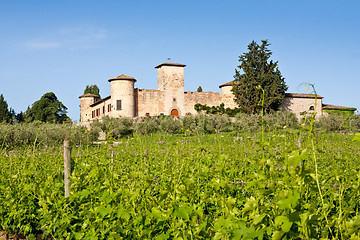 Image showing Typical Tuscan landscape