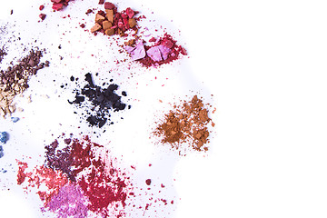 Image showing crushed eyeshadow