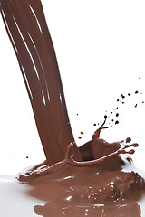 Image showing pouring chocolate