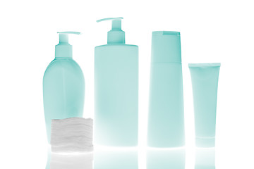 Image showing cosmetic bottles