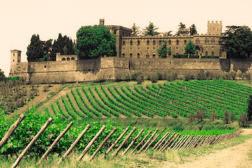 Image showing Typical Tuscan landscape