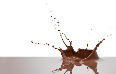 Image showing chocolate splash