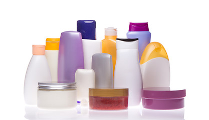 Image showing cosmetic bottles