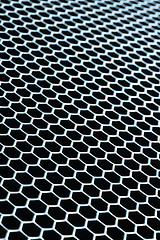 Image showing abstract metallic grid