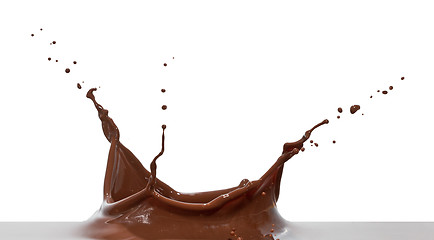 Image showing chocolate splash