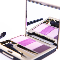 Image showing set of eyeshadows