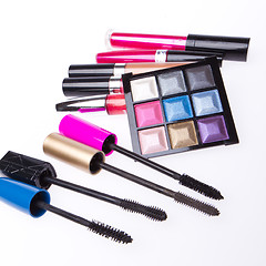 Image showing makeup set isolated