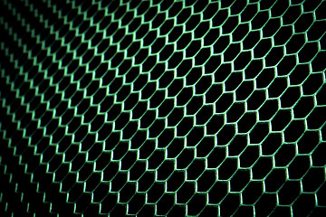 Image showing abstract metallic grid