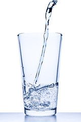 Image showing pouring water into glass