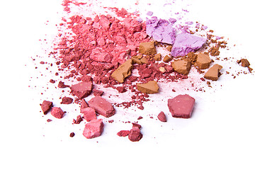 Image showing crushed eyeshadow