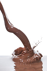 Image showing pouring chocolate