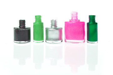 Image showing nail polish set