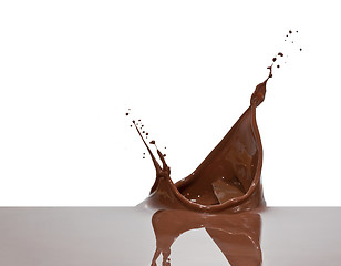 Image showing chocolate splash