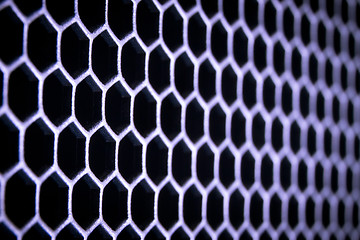 Image showing abstract metallic grid