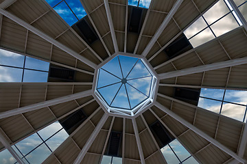 Image showing large steel ceiling