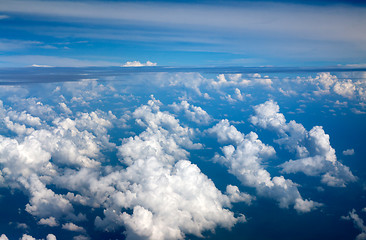 Image showing clouds against the blue sky
