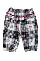 Image showing children's checkered pants