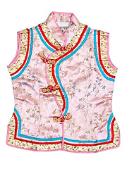 Image showing Eastern baby dress with an embroidered floral pattern